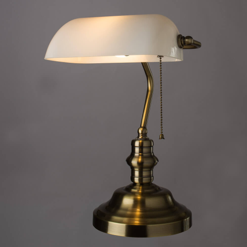Настольная лампа Arte Lamp Banker A2493LT-1AB изображение в интернет-магазине Cramer Light фото 4