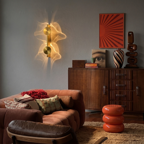 Настенный светильник Loft IT Flame 10452/2W Gold изображение в интернет-магазине Cramer Light фото 6