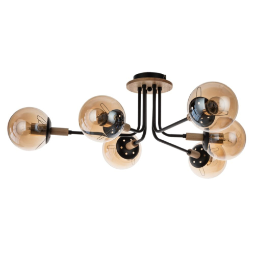 Потолочная люстра Arte Lamp Oxford A2716PL-6BK изображение в интернет-магазине Cramer Light