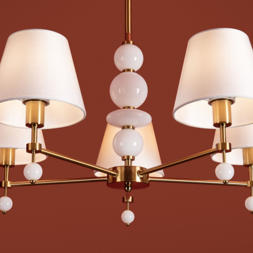 Люстра на штанге Freya Lucente FR2064PL-05BS изображение в интернет-магазине Cramer Light фото 10