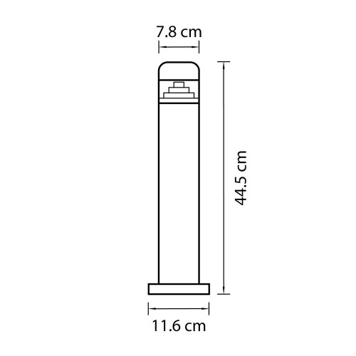 Уличный светодиодный светильник Lightstar Raggio 376907 дополнительное фото фото 2