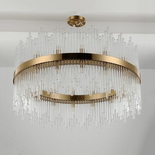 Подвесная люстра Delight Collection KR1209P-12 brass изображение в интернет-магазине Cramer Light фото 2