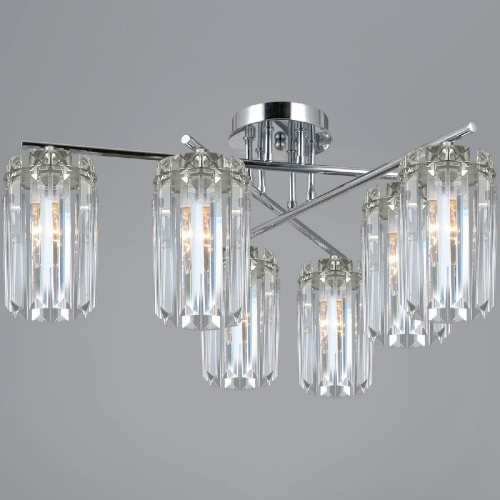 Потолочная люстра Illumico IL3566-6CSQ-24 CR LYRA изображение в интернет-магазине Cramer Light фото 2