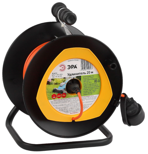 Удлинитель силовой Эра RPx-1-2x1-20m Б0046832 дополнительное фото