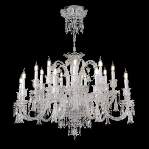 Подвесная люстра Crystal Lux VERSAILLES SP9+9 CHROME изображение в интернет-магазине Cramer Light фото 3