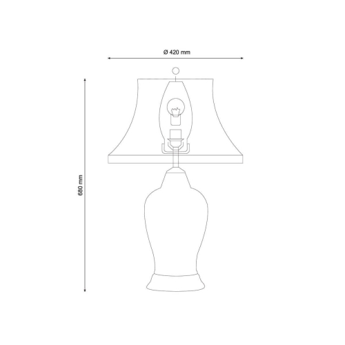 Настольная лампа Lucia Tucci Harrods T935.1 изображение в интернет-магазине Cramer Light фото 3