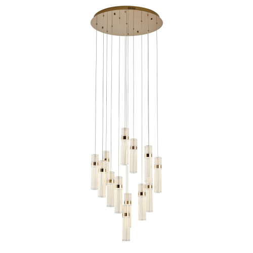 Каскадная люстра Delight Collection OM2367-F13 french gold изображение в интернет-магазине Cramer Light фото 2