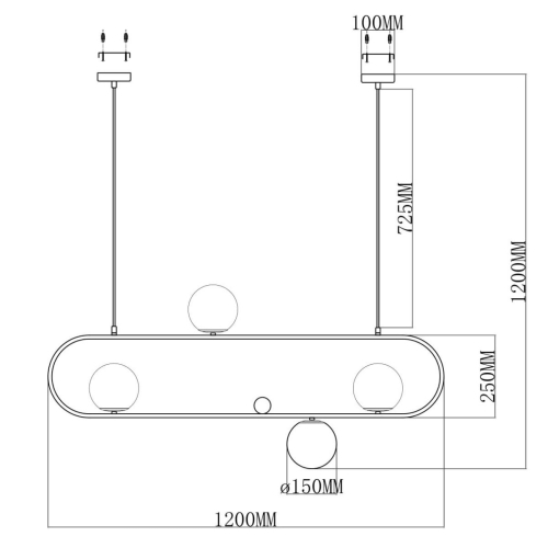 Подвесная люстра Moderli Miya V6030-4P изображение в интернет-магазине Cramer Light фото 3