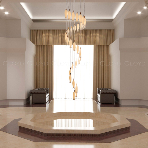 Каскадная люстра Cloyd Argana 10812 изображение в интернет-магазине Cramer Light фото 2