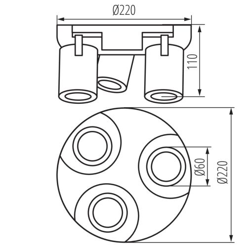 Накладной спот Kanlux Laurin 38967 изображение в интернет-магазине Cramer Light фото 8