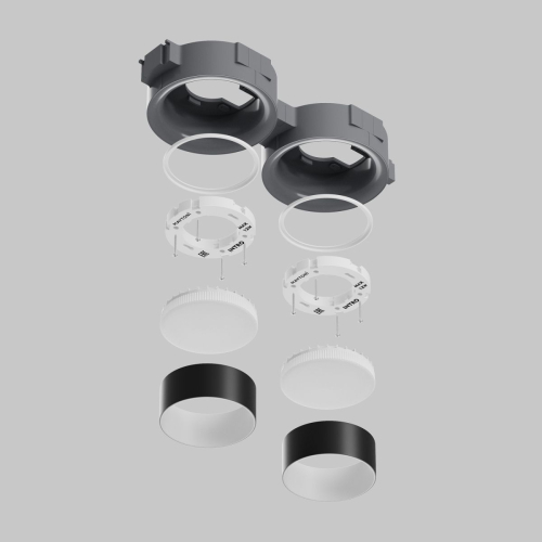 Встраиваемый светильник Maytoni Technical Intro DL144-GX53-B изображение в интернет-магазине Cramer Light фото 10