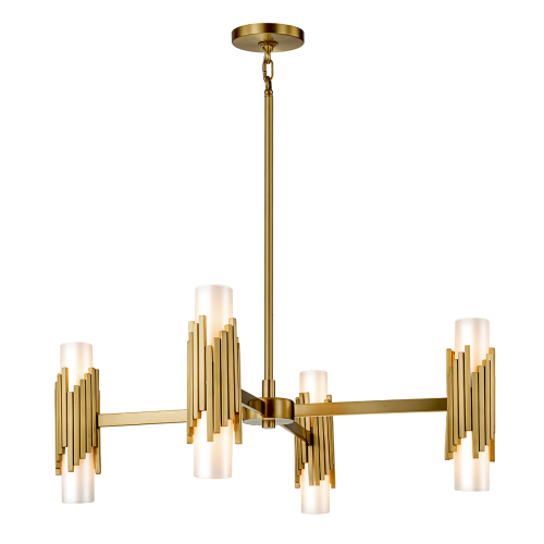 Подвесная люстра Elstead Lighting MARVELE8-AB-OPAL изображение в интернет-магазине Cramer Light фото 2