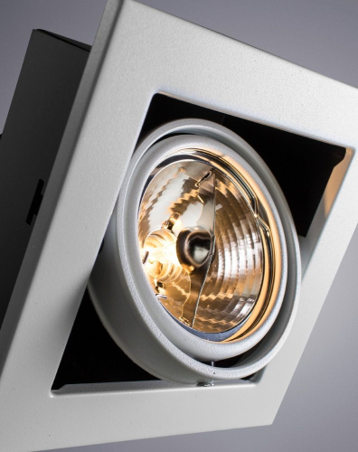 Встраиваемый светильник Arte Lamp Technika A5930PL-1WH изображение в интернет-магазине Cramer Light фото 4