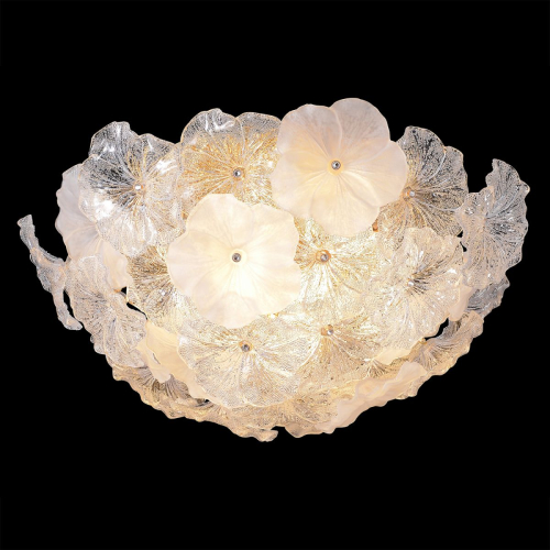 Потолочный светильник Crystal Lux MAGNOLIA PL12 GOLD изображение в интернет-магазине Cramer Light