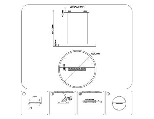 Подвесная люстра Ambrella Light LineTech FL51489 изображение в интернет-магазине Cramer Light фото 9