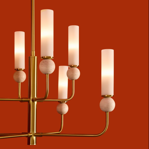 Люстра на штанге Freya Sunspot FR5482CL-08BS изображение в интернет-магазине Cramer Light фото 7