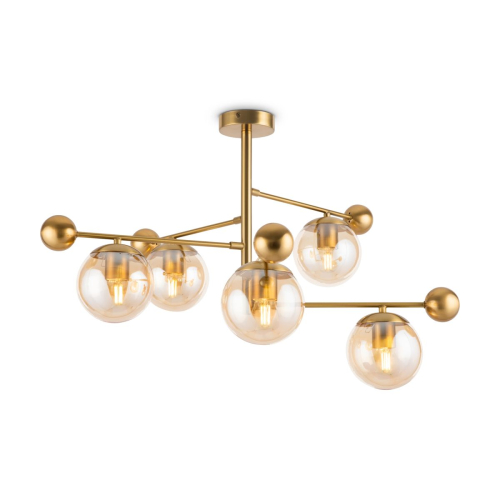 Люстра на штанге Freya Blaze FR5158PL-05BS изображение в интернет-магазине Cramer Light фото 2