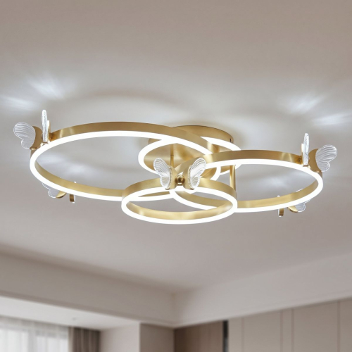 Потолочная люстра Lightera Moth LE309L-3G изображение в интернет-магазине Cramer Light фото 9