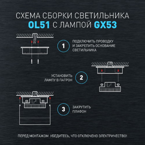 Накладной светильник Эра OL51 BK Б0059805 изображение в интернет-магазине Cramer Light фото 12