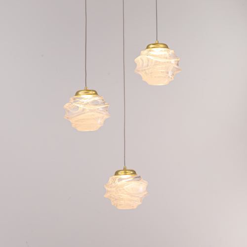 Подвесной светильник Delight Collection MD25030003-3A gold/clear изображение в интернет-магазине Cramer Light фото 2