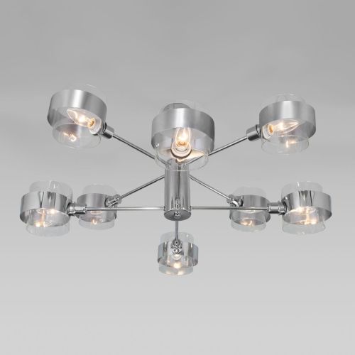 Потолочная люстра Eurosvet Arcada 70127/8 хром изображение в интернет-магазине Cramer Light фото 3