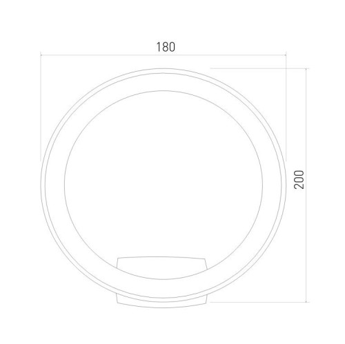 Уличный настенный светильник Elektrostandard Ring 4690389175985 дополнительное фото фото 7