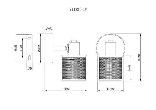 Спот Moderli Suspent V11831-1W изображение в интернет-магазине Cramer Light фото 9