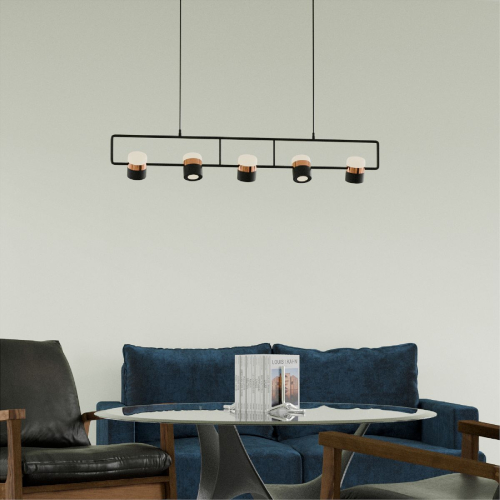 Подвесной светильник Lightera Rudolf LE114L-5B SMART изображение в интернет-магазине Cramer Light фото 10