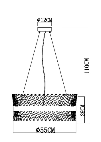 Подвесная люстра Arte Lamp Acapulco A1073LM-12PB изображение в интернет-магазине Cramer Light фото 7