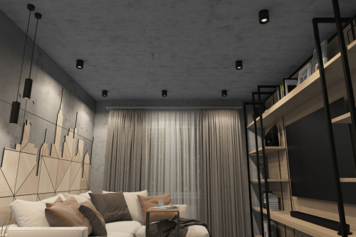 Накладной светильник Denkirs DK3090-BK+CH изображение в интернет-магазине Cramer Light фото 2