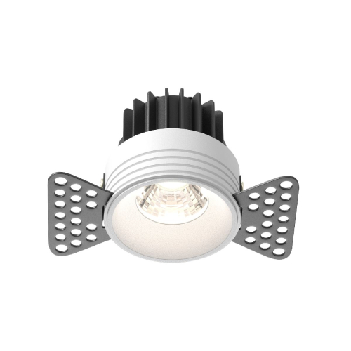 Встраиваемый светильник Maytoni Round DL058-7W4K-TRS-W изображение в интернет-магазине Cramer Light