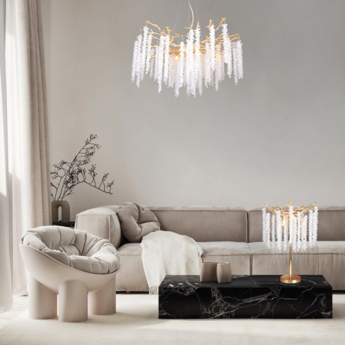 Подвесная люстра Freya Mineral FR1010PL-08G изображение в интернет-магазине Cramer Light фото 4