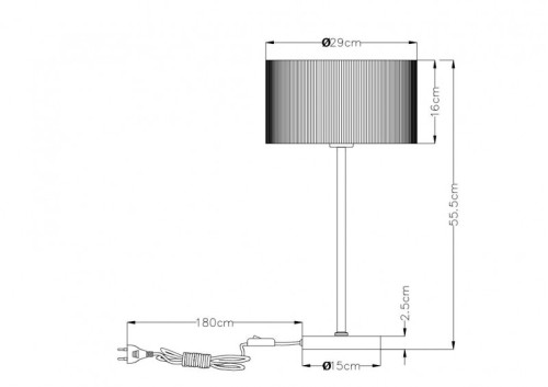 Настольная лампа ARTE Lamp A1021LT-1SS изображение в интернет-магазине Cramer Light фото 3