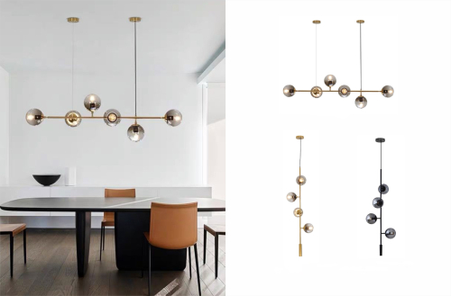 Подвесная люстра iLamp Golden 9136P/6 GL-WH изображение в интернет-магазине Cramer Light фото 2