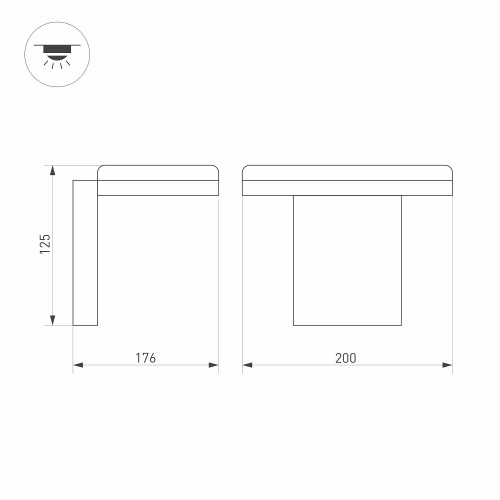 Настенный светильник Arlight Lgd-tent 029977 изображение в интернет-магазине Cramer Light фото 4