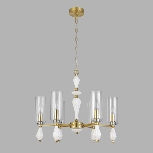 Подвесная люстра Lumion Neoclassi Galana 8428/6 изображение в интернет-магазине Cramer Light фото 3