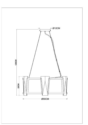 Подвесная люстра Arte Lamp Grato A4079LM-6CC изображение в интернет-магазине Cramer Light фото 3