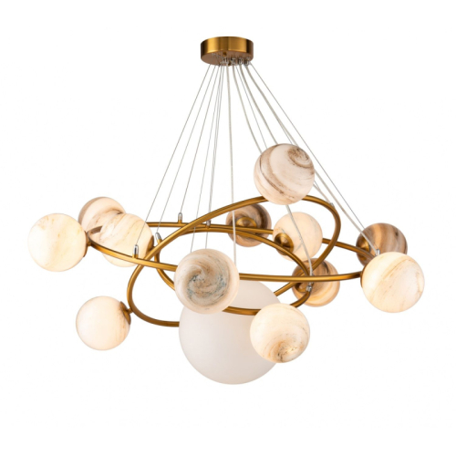 Подвесная люстра Delight Collection Planet KG1122P-13A brass изображение в интернет-магазине Cramer Light