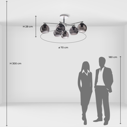 Люстра на штанге De Markt Вита 220013906 изображение в интернет-магазине Cramer Light фото 3