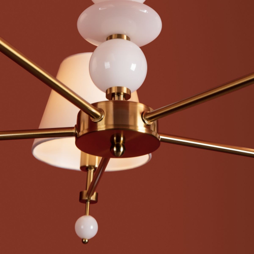 Люстра на штанге Freya Lucente FR2064PL-05BS изображение в интернет-магазине Cramer Light фото 12