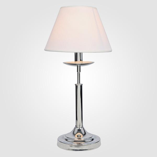Настольная лампа Eurosvet Hotel 01010/1 хром изображение в интернет-магазине Cramer Light