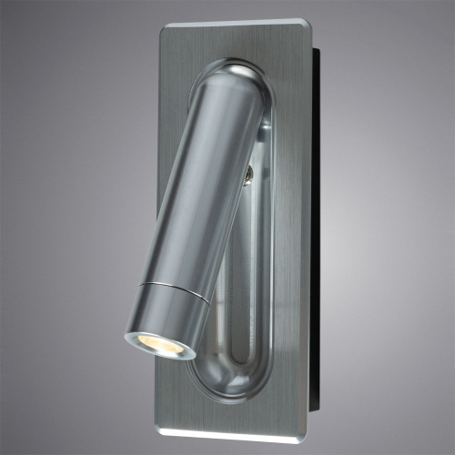 Светодиодный спот Arte Lamp Adhil A8236AP-1SI изображение в интернет-магазине Cramer Light фото 3