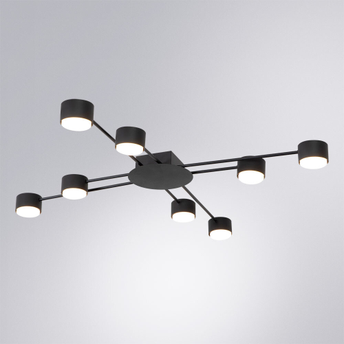 Потолочные люстры Arte Lamp Tracy A1527PL-8BK изображение в интернет-магазине Cramer Light фото 2