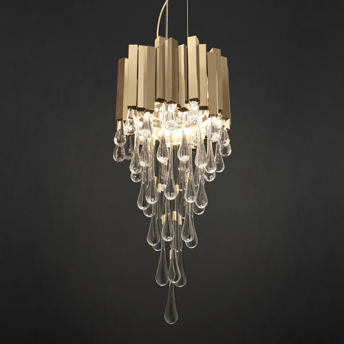 Подвесная люстра Delight Collection Trump KM0988P-8 gold изображение в интернет-магазине Cramer Light фото 6