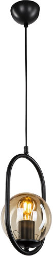 Подвесной светильник Toplight Kerrie TL1609H-01BK изображение в интернет-магазине Cramer Light фото 2