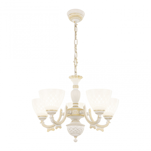 Подвесная люстра Arte Milano 343837/5 WT+G изображение в интернет-магазине Cramer Light