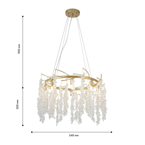 Подвесная люстра Favourite Desmi 4108-8P изображение в интернет-магазине Cramer Light фото 2