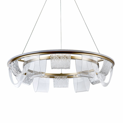 Подвесная люстра LED4U L7706-800 GD изображение в интернет-магазине Cramer Light