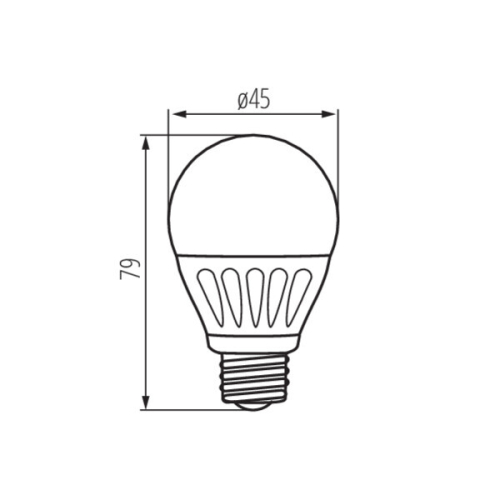 Лампа светодиодная Kanlux Bilo E27 5W 3000К 23043 изображение в интернет-магазине Cramer Light фото 3