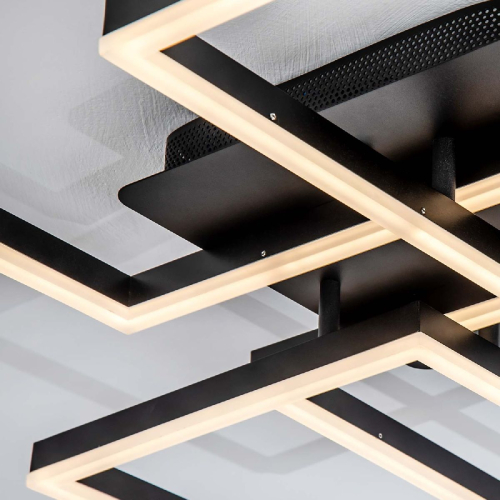 Потолочная люстра LED4U L11060-4 BK изображение в интернет-магазине Cramer Light фото 8